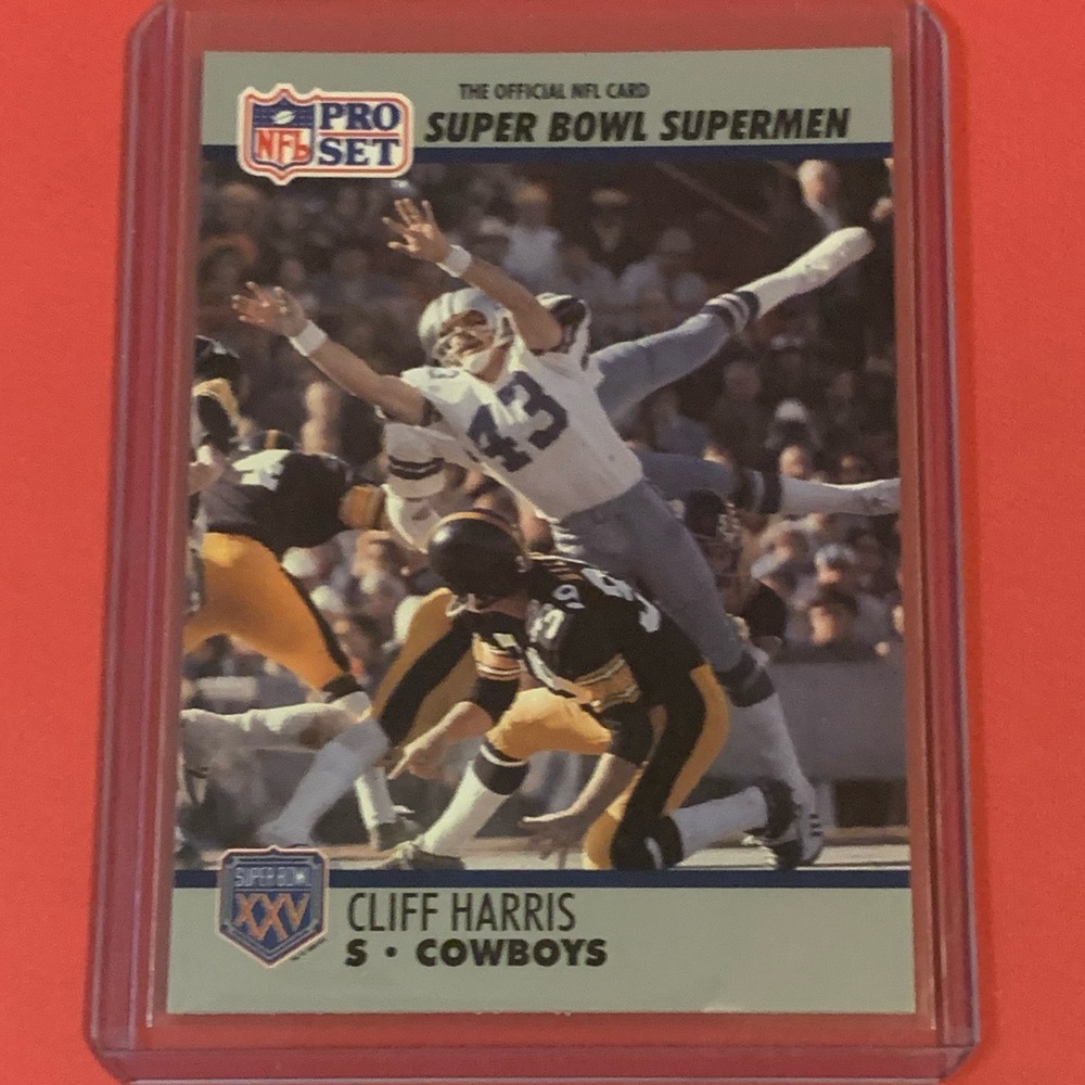 Cliff Harris #110 1990 Pro Set [Super Bowl 160] Football Trading Card